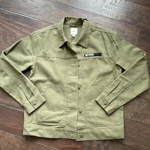 Olive green vans jacket